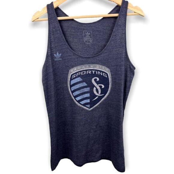 Adidas Sporting KC Soccer Racerback Tank Top XL - Picture 1 of 6